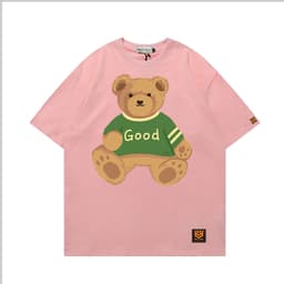 Áo Thun Gấu Good 3189 Phom Rộng HY KOREA Vải Cotton 65/35 Co giãn Phù Hợp Nam Nữ Từ 35 Tới 80kg 7