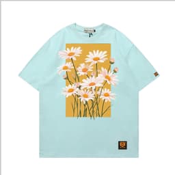 Áo Thun 3174 Phom Rộng HY KOREA Vải Cotton 65/35 Co giãn Phù Hợp Nam Nữ Từ 35 Tới 80kg 2