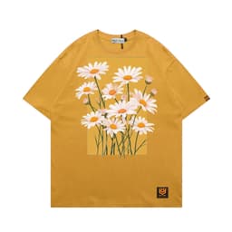 Áo Thun 3174 Phom Rộng HY KOREA Vải Cotton 65/35 Co giãn Phù Hợp Nam Nữ Từ 35 Tới 80kg 6