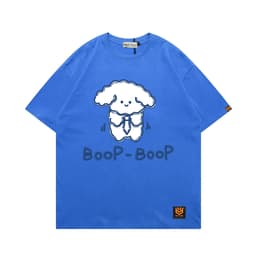Áo Thun 3173 Phom Rộng HY KOREA Vải Cotton 65/35 Co giãn Phù Hợp Nam Nữ Từ 35 Tới 80kg 2