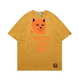 Áo Thun 3192 Phom Rộng HY KOREA Vải Cotton 65/35 Co giãn Phù Hợp Nam Nữ Từ 35 Tới 80kg 8