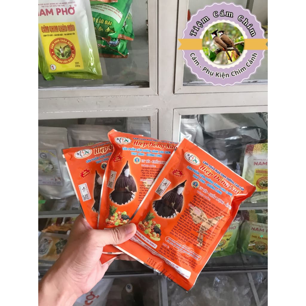 Combo 3 Gói Cám Dưỡng,Thay Lông Hiệp Đồng Nai Giúp Chim Chào Mào Cung Cấp Dinh Dưỡng