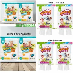 Combo 2 Gói Khăn vải khô Mipbi giá rẻ cho mẹ và bé sơ sinh - 600g, 900g, 800g, 1000g  1