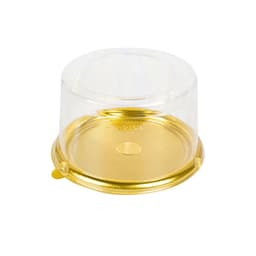 Hộp Nhựa Đựng Bánh Sinh Nhật Mini- Đựng Sôi- Bánh Bông Lan Trứng Muối - Đựng Bánh Ngọt NẮP CAO 9,5cm 2