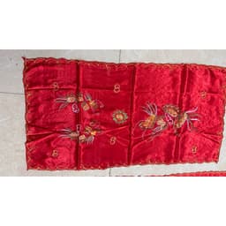 combo 1 bộ phủ diện + tấu hương, khăn trình đồng mở phủ, khăn tiễn căn hàng thêu 3D rồng phượng cao cấp k phai k bạc màu 4