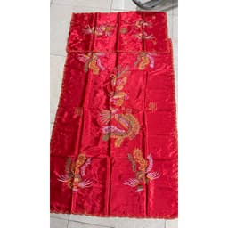 combo 1 bộ phủ diện + tấu hương, khăn trình đồng mở phủ, khăn tiễn căn hàng thêu 3D rồng phượng cao cấp k phai k bạc màu 9