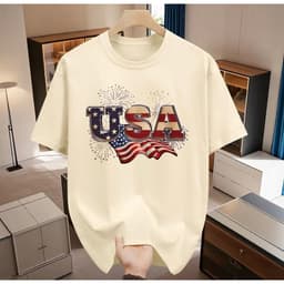 Áo Thun Unisex Nam Nữ in USA chất liệu cotton 100% co giãn 4 chiều 3