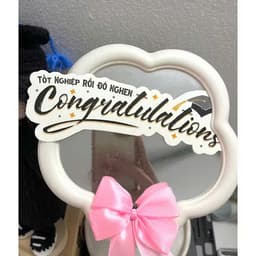 Combo SỈ 50-100-200 Banner Chúc Mừng Tốt Nghiệp Cắm Hoa | Happy Graduation | Phụ Kiện Trang Trí Bó Hoa Tốt Nghiệp 3