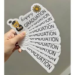 Combo SỈ 50-100-200 Banner Chúc Mừng Tốt Nghiệp Cắm Hoa | Happy Graduation | Phụ Kiện Trang Trí Bó Hoa Tốt Nghiệp 5