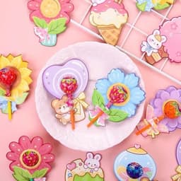 BÁN SỈ Set 100 / 200 / 300 Thẻ Cắm Kẹo Mút Trang Trí Bó Hoa - KHÔNG GỒM KẸO | Phụ Kiện Bó Hoa Kẹo Dễ Thương 7