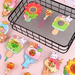 BÁN SỈ Set 100 / 200 / 300 Thẻ Cắm Kẹo Mút Trang Trí Bó Hoa - KHÔNG GỒM KẸO | Phụ Kiện Bó Hoa Kẹo Dễ Thương 4