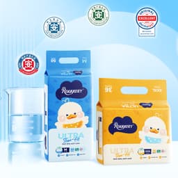 [HÀNG CHÍNH HÃNG] Tã/bỉm vịt vàng Rouya Ultra Siêu mềm mại, siêu thấm hút, an toàn size cho bé 6- 24kg nội địa Trung 5