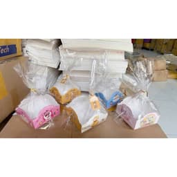 Set 20 / 30 / 50 Khay Đựng Quà Bánh Kẹo Hoạt Hình + Túi Gói Quà | Khay Làm Combo Snack Box 2