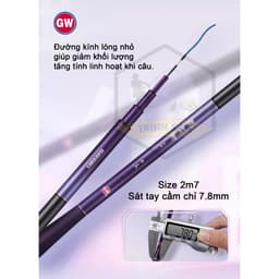 Cần Câu Long Vân Diếc GW 7