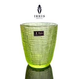 Bộ 6 Cốc Thủy Tinh Pha Lê IRRIS Kristall Cao Cấp - Set Ly 6 Màu Họa Tiết Vân Lưới Dập Nổi Sang Trọng 8