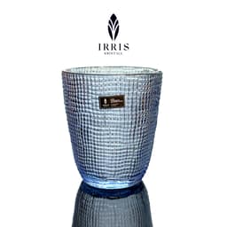 Bộ 6 Cốc Thủy Tinh Pha Lê IRRIS Kristall Cao Cấp - Set Ly 6 Màu Họa Tiết Vân Lưới Dập Nổi Sang Trọng 4