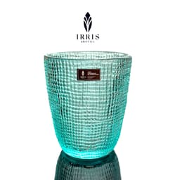 Bộ 6 Cốc Thủy Tinh Pha Lê IRRIS Kristall Cao Cấp - Set Ly 6 Màu Họa Tiết Vân Lưới Dập Nổi Sang Trọng 9