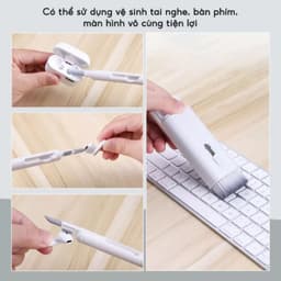 Bộ Dụng Cụ Vệ Sinh Laptop Máy Tính Điện Thoại 7In1 - Bộ Vệ Sinh Tai Nghe Bàn Phím Tiện Dụng 4