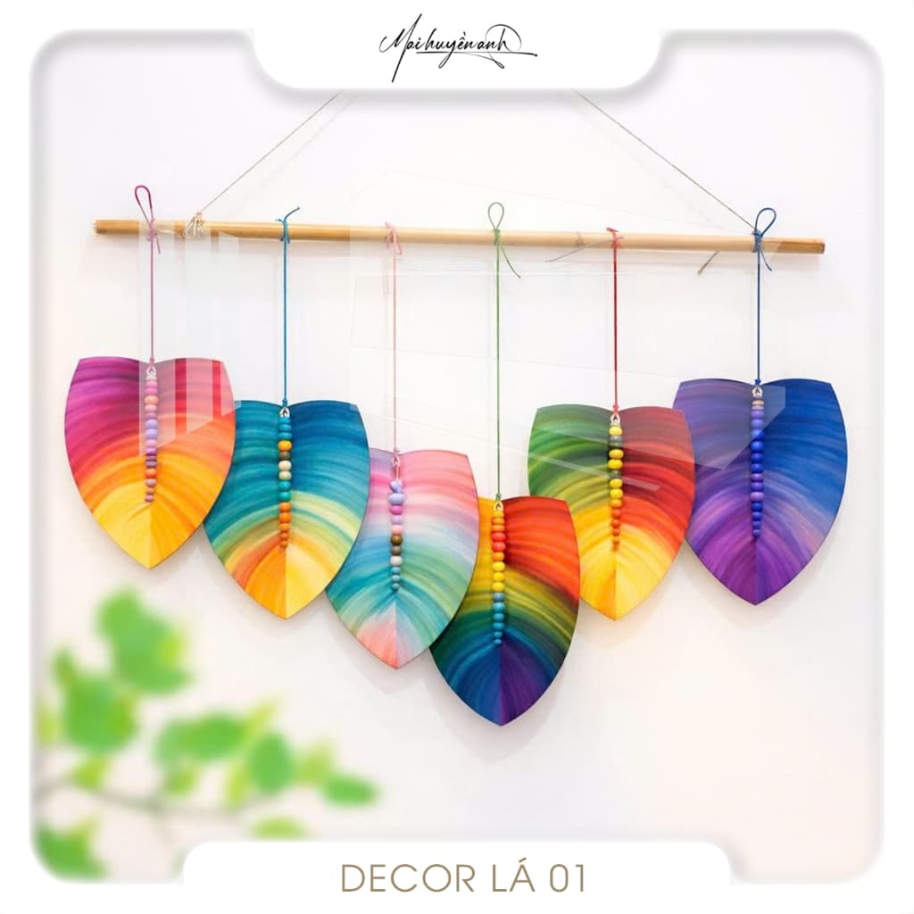 Bộ Tranh Lá Gỗ Nghệ Thuật - Mai Huyền Anh - Trang trí decor nhà cửa, homestay, khách sạn, quán cafe