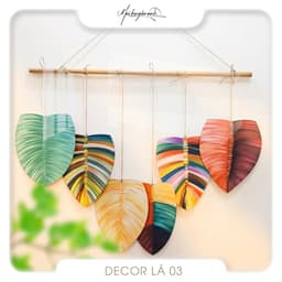 Bộ Tranh Lá Gỗ Nghệ Thuật - Mai Huyền Anh - Trang trí decor nhà cửa, homestay, khách sạn, quán cafe 3