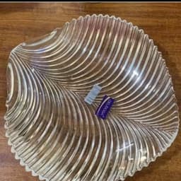 Đĩa Thuỷ Tinh Hình Lá 24cm 7