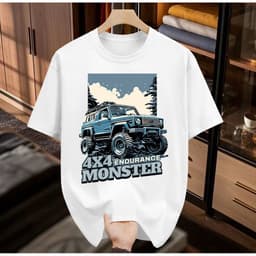 Áo Thun Unisex Nam Nữ In hình MONSTER chất cotton 100% co giãn 4 chiều 3