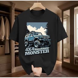 Áo Thun Unisex Nam Nữ In hình MONSTER chất cotton 100% co giãn 4 chiều 2