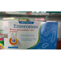 [CHÍNH HÃNG] Men vi sinh Enteromax bổ sung lợi khuẩn đường ruột- Hộp 20 ống. 4