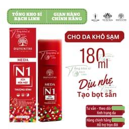Sữa Rửa Mặt N1 Duyên Thị 180ml Cho DA KHÔ NÁM GIÚP TRẮNG SÁNG DA (Sữa Rửa Mặt N1 Thượng Đình) 1