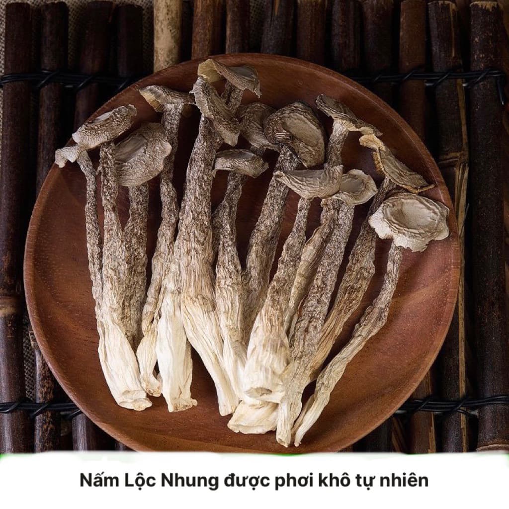 500gr Nấm Lộc Nhung Khô Thơm Ngon Giòn Bổ Dưỡng - Xào Rau củ Ăn Chay - Xào Lòng Gà