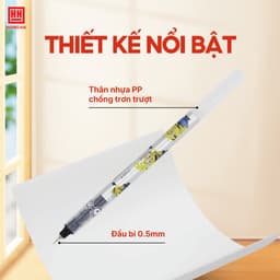 Combo 5/10/20 Bút Gel Minions ngòi 0.5mm Hồng Hà - HH 210 (Xanh, đen, tím)- 2760 2