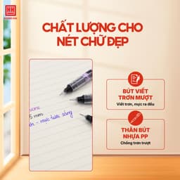 Combo 5/10/20 Bút Gel Minions ngòi 0.5mm Hồng Hà - HH 210 (Xanh, đen, tím)- 2760 6