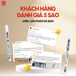 Combo 5/10/20 Bút Gel Minions ngòi 0.5mm Hồng Hà - HH 210 (Xanh, đen, tím)- 2760 7