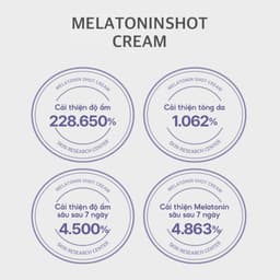 Kem Dưỡng Hỗ Trợ Làm Sáng Và Cải Thiện Nếp Nhăn 7% Melatonin Liposome Maxclinic Melatoninshot Cream 50ml - WANYI 4