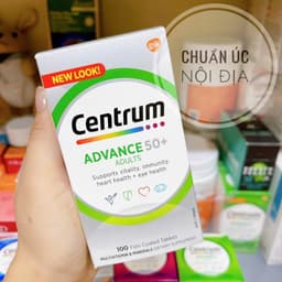 Vitamin tổng hợp Centrum Advance For Adults, Centrum Men, Centrum Women 50+ dành cho người lớn tuổi 100 viên chuẩn Úc 6