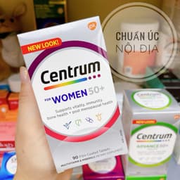 Vitamin tổng hợp Centrum Advance For Adults, Centrum Men, Centrum Women 50+ dành cho người lớn tuổi 100 viên chuẩn Úc 3