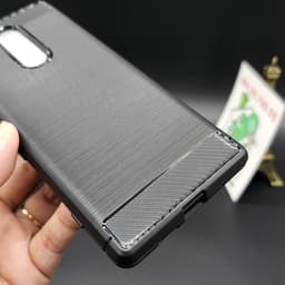 Ốp Lưng SONY XPERIA 1 / XZ4 Vân 3D Carbon Phay Xước Chống Sốc 8