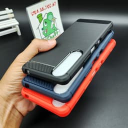 Ốp Lưng SONY XPERIA 1 III / X1 Mark 3 2021 Vân 3D Carbon Phay Xước Chống Sốc 3