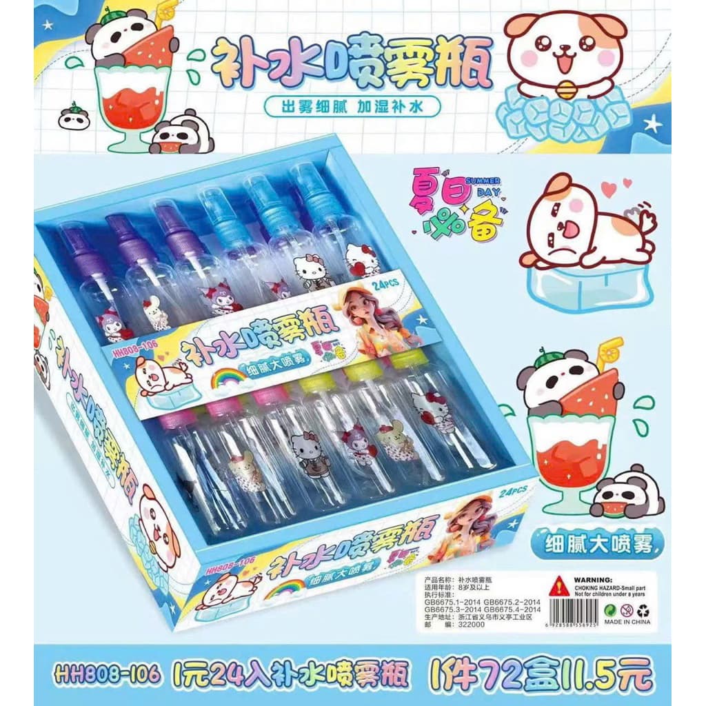 sỉ hộp 24 lọ xịt phun sương kèm sticker