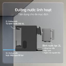 Máy lọc nước để bàn GE CTD50 - Hai chế độ: Nóng & Thường · Lắp đặt linh hoạt · Bình chứa tiện lợi 2