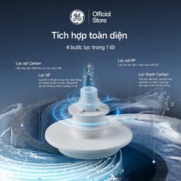 Máy lọc nước để bàn GE CTD50 - Hai chế độ: Nóng & Thường · Lắp đặt linh hoạt · Bình chứa tiện lợi 5