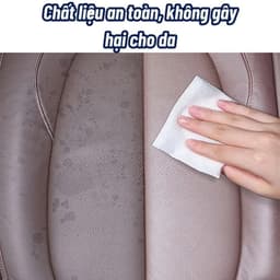 Khăn Ướt Lau Nội Thất Ô Tô Làm Sạch & Bảo Vệ, Bảo Dưỡng Và Làm Bóng Nội Thất Ô Tô, Vệ Sinh Đồ Da, Giày, Túi, Áo Da 7