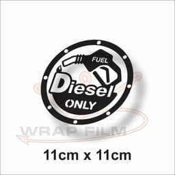 Tem dán Nắp Bình Xăng 95 ONLY / Diesel ONLY – Decal Ô Tô Thể Thao 3