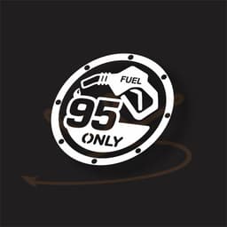 Tem dán Nắp Bình Xăng 95 ONLY / Diesel ONLY – Decal Ô Tô Thể Thao 7