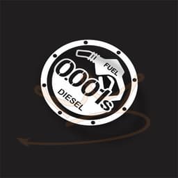 Tem dán Nắp Bình Xăng 95 ONLY / Diesel ONLY – Decal Ô Tô Thể Thao 5