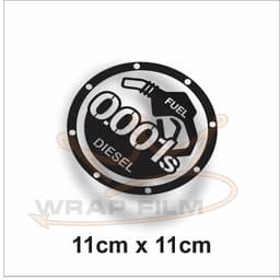 Tem dán Nắp Bình Xăng 95 ONLY / Diesel ONLY – Decal Ô Tô Thể Thao 4