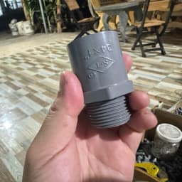 Ren nối thẳng ST phi 21 27 34, nối ống PVC kín nước 1