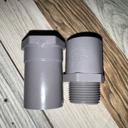 Ren nối thẳng ST phi 21 27 34, nối ống PVC kín nước 3