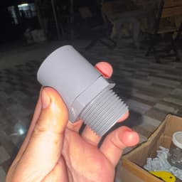 Ren nối thẳng ST phi 21 27 34, nối ống PVC kín nước 4