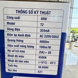 Bóng đèn LED Vianco nhôm nhựa, sáng mạnh tiết kiệm điện bền lâu 3